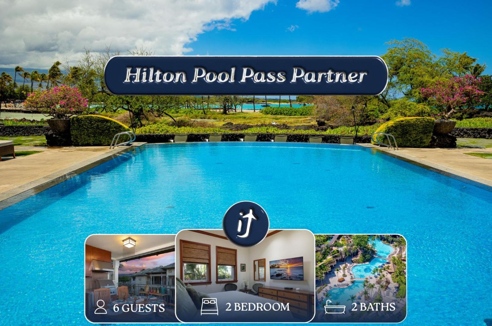 Hilton Pool Pass Included, Kolea - Luxe Penthouse Waikoloa Exterior foto